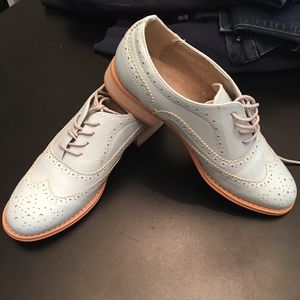 Never been worn, Blue loafers size 9